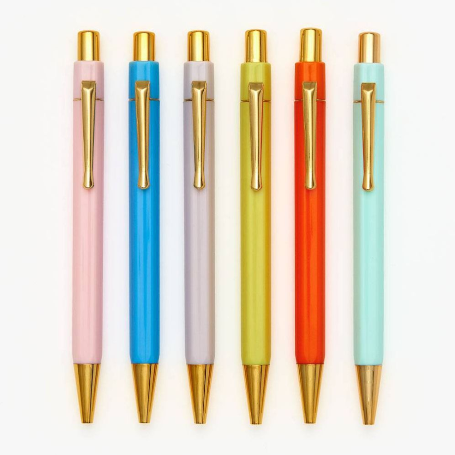 PS Collection Sherbert Hexagon Ballpoint Gel Pens